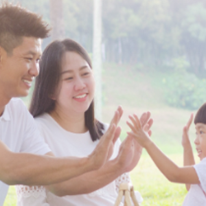 Family high five