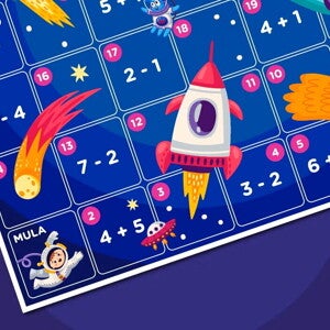 S-26 PROGRESS DIY ACTIVITIES - Rockets & Meteors Galaxy Board Game S-26 PROGRESS DIY ACTIVITIES - Rockets & Meteors Galaxy Board Game