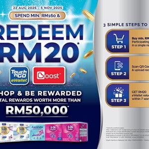 Spend RM160 & Redeem RM20 Spend RM160 & Redeem RM20